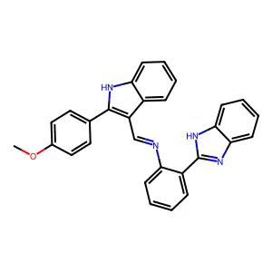 C29-H22-N4-O structure