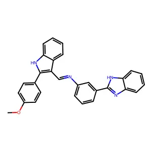 C29-H22-N4-O structure