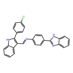 C28-H19-Cl-N4 structure