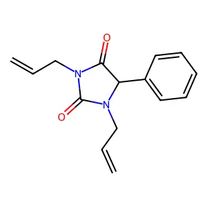 5-Phenyl-1,3-di(prop-2-en-1-yl)imidazolidine-2,4-dione structure