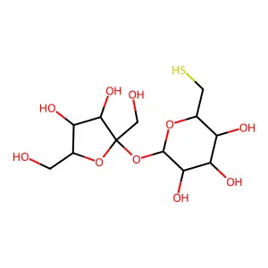 6-Thiosucrose structure