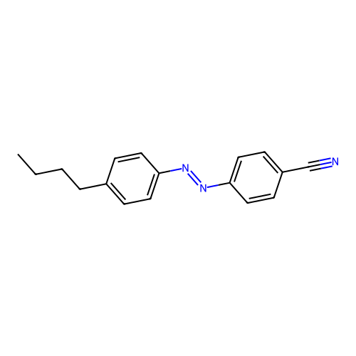 4-[(4-Butylphenyl)diazenyl]benzonitrile structure
