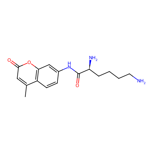 H-Lys-AMC structure