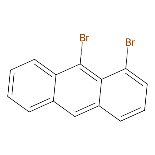 Anthracene, 1,9-dibromo- structure
