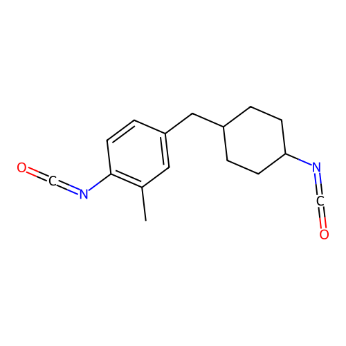 4-((4-Isocyanatocyclohexyl)methyl)-o-tolylisocyanate structure