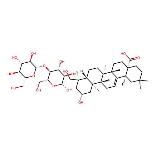 Bayogenin 3-O-cellobioside structure