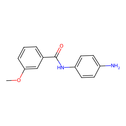 N-(4-aminophenyl)-3-methoxybenzamide structure