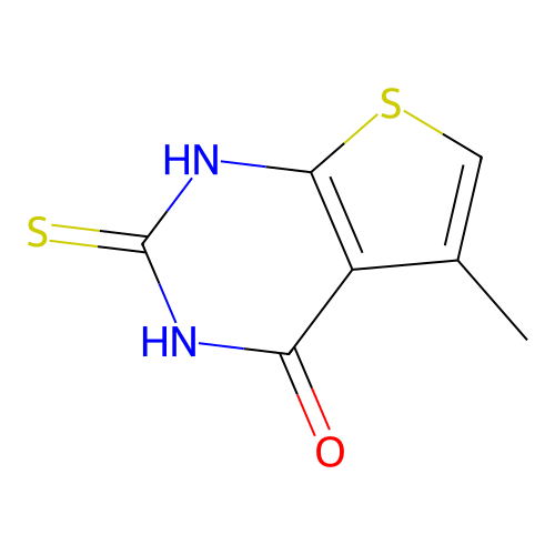 5-methyl-2-sulfanylthieno[2,3-d]pyrimidin-4(3H)-one structure