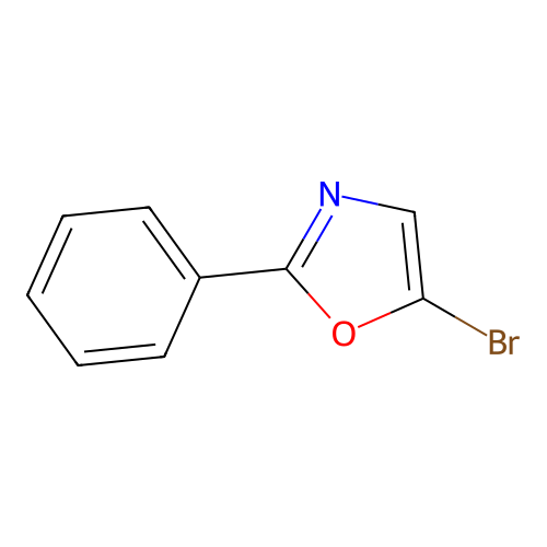 5-Bromo-2-phenyl-1,3-oxazole structure