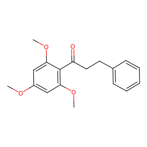 3-Phenyl-1-(2,4,6-trimethoxyphenyl)propan-1-one structure