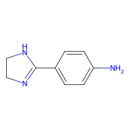 4-(4,5-Dihydro-1H-imidazol-2-yl)phenylamine structure
