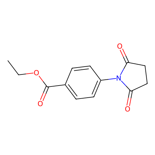 Ethyl 4-(2,5-dioxopyrrolidin-1-yl)benzoate structure