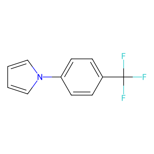 1-[4-(trifluoromethyl)phenyl]-1H-pyrrole structure