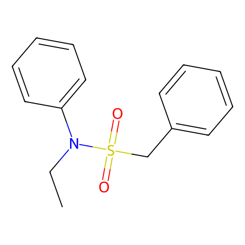 N-ethyl-N,1-diphenylmethanesulfonamide structure