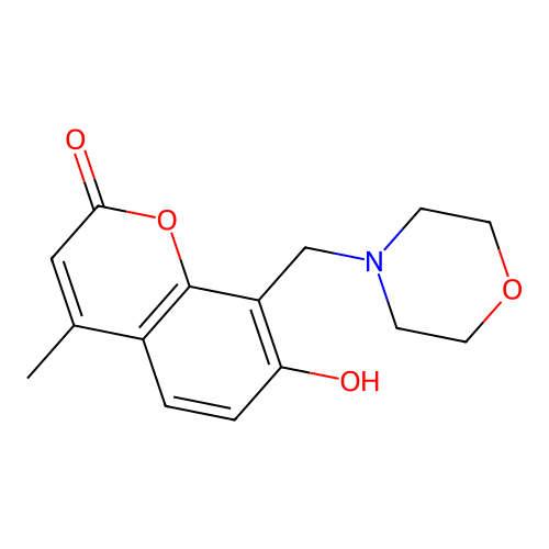 7-Hydroxy-4-methyl-8-(morpholin-4-ylmethyl)chromen-2-one structure