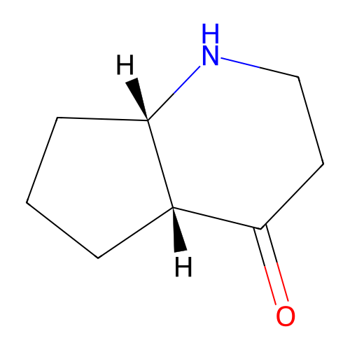 cis-Hexahydro-1H-cyclopenta[b]pyridin-4(4aH)-one structure