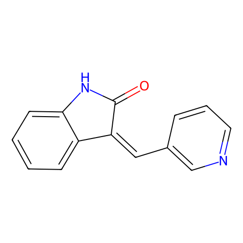 3-(3-Pyridylmethylidene)-2-indolinone structure
