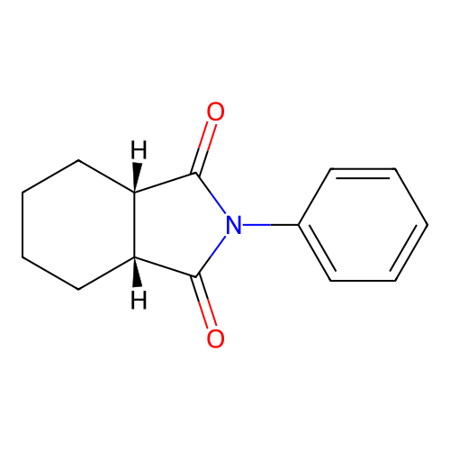 cis-2-Phenyl-octahydroisoindole-1,3-dione structure