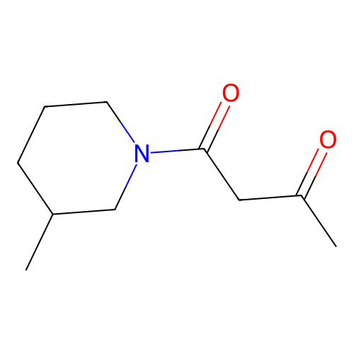 1-(3-Methylpiperidin-1-yl)butane-1,3-dione structure