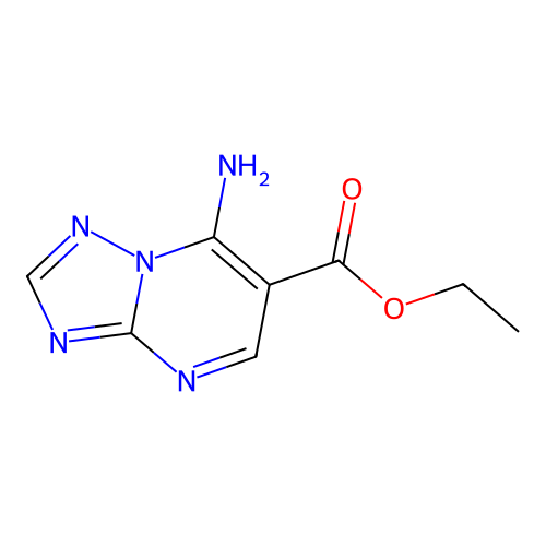 Ethyl 7-amino-[1,2,4]triazolo[1,5-a]pyrimidine-6-carboxylate structure