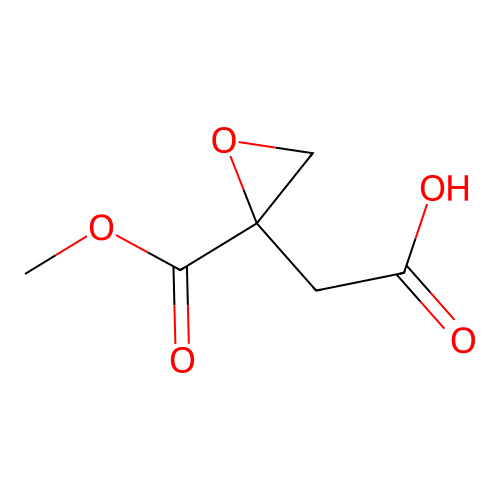 2-Carboxymethyl-oxirane-2-carboxylic acid methyl ester structure