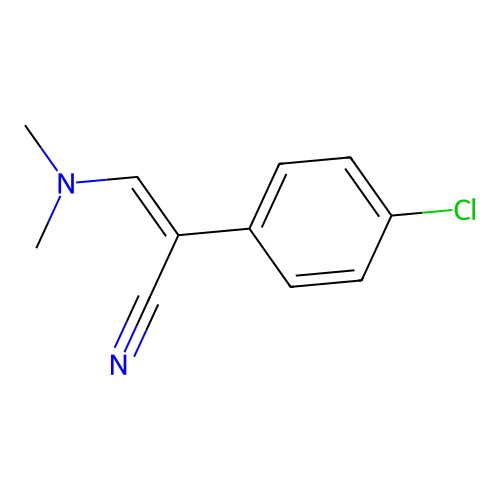 2-(4-Chlorophenyl)-3-(dimethylamino)acrylonitrile structure