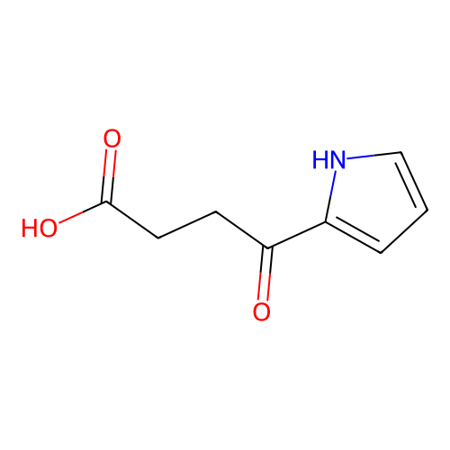 4-oxo-4-(1H-pyrrol-2-yl)butanoic acid structure