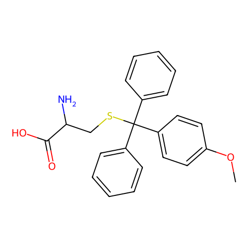 L-Cysteine, S-[(4-methoxyphenyl)diphenylmethyl]- structure
