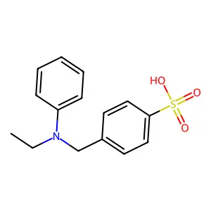 4-[(乙基苯氨基)甲基]苯磺酸 structure