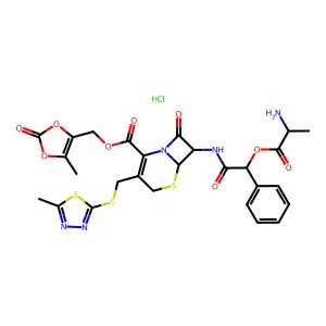 Cefcanel daloxate hydrochloride structure