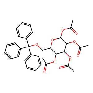 2,3-Diacetylpalmitoyl glycerol structure
