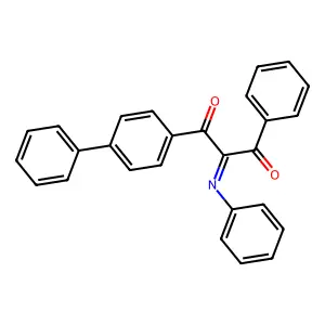 Propane-1,3-dione, 1-(4-phenylphenyl)-2-(phenylimino)-3-phenyl- structure