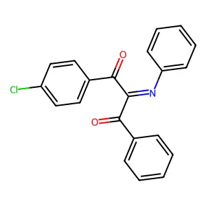 Propane-1,3-dione, 1-(4-chlorophenyl)-2-(phenylimino)-3-phenyl- structure