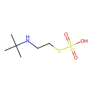 Ethanethiol, 2-tert-butylamino-, hydrogen sulfate (ester) structure