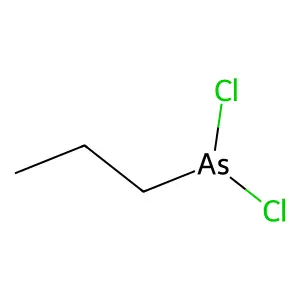 Arsine, dichloropropyl- structure