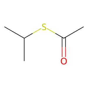 Ethanethioic acid, S-(1-methylethyl) ester structure