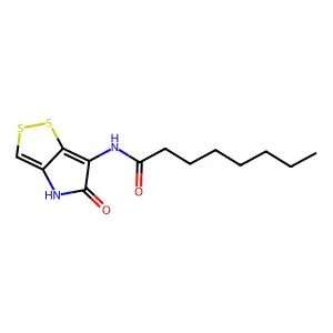 N-(5-氧代-4H-二硫醇并(3,4-d)吡咯-6-基)辛酰胺 structure
