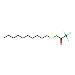 3-(Decylsulfanyl)-1,1,1-trifluoropropan-2-one structure