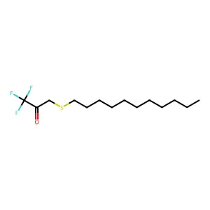 1,1,1-Trifluoro-3-undecylsulfanylpropan-2-one structure
