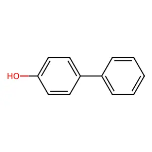 4-苯基苯酚 structure