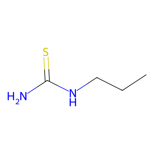 Propyl-2-thiourea structure