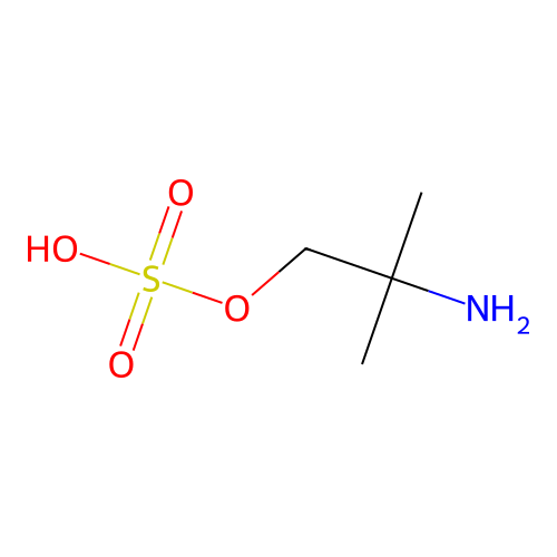 2-Amino-2-methyl-1-propanol hydrogen sulfate structure