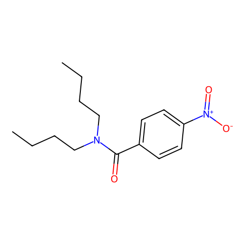 N,N-二丁基-4-硝基苯甲酰胺 structure