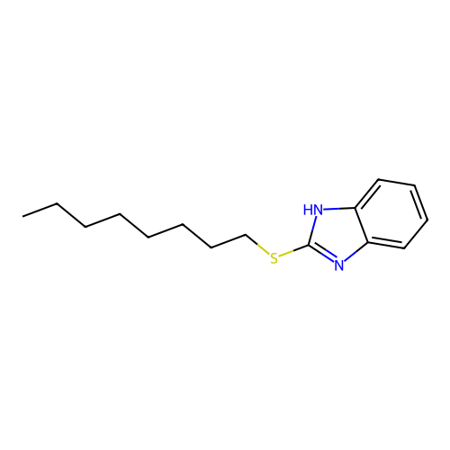 2-(Octylthio)benzimidazole structure