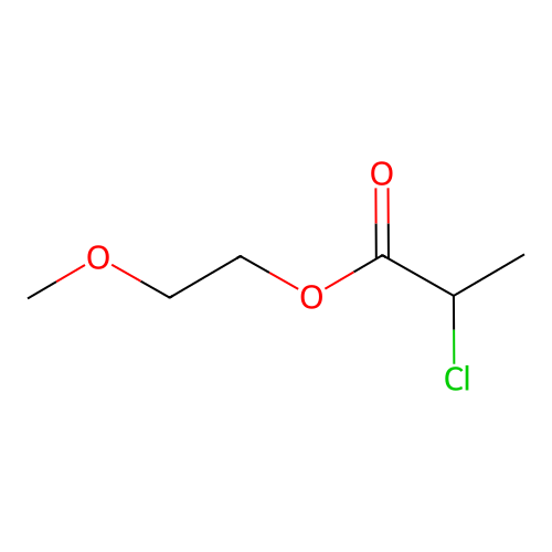 2-Methoxyethyl 2-chloropropanoate structure