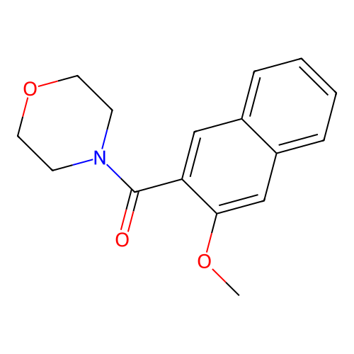 (3-Methoxynaphthalen-2-yl)(morpholino)methanone structure