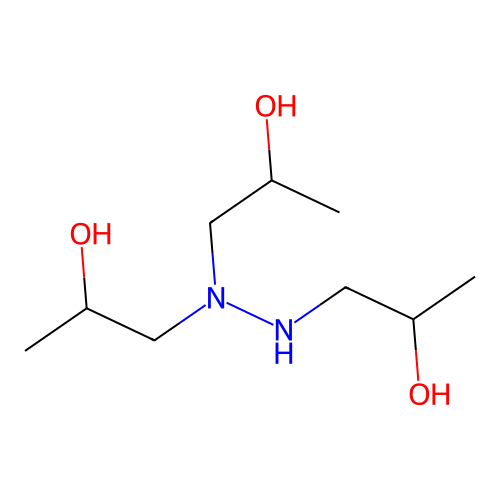 1,1',1''-Hydrazine-1,1,2-triyltripropan-2-ol structure