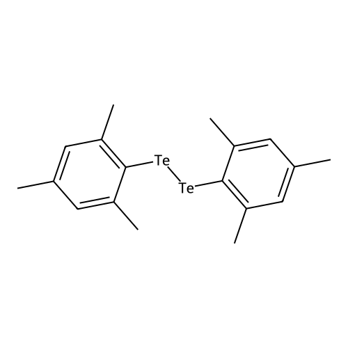 Ditelluride, bis(2,4,6-trimethylphenyl) structure