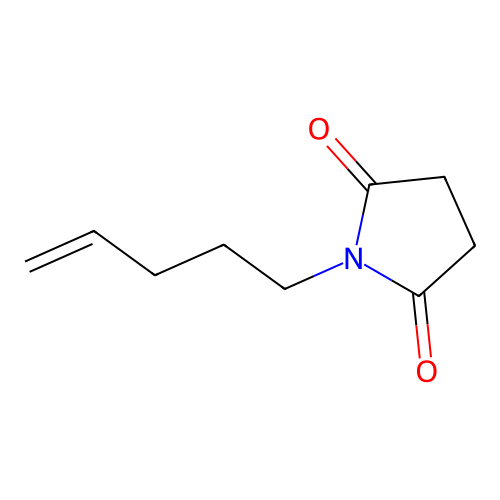 1-Pent-4-enylpyrrolidine-2,5-dione structure