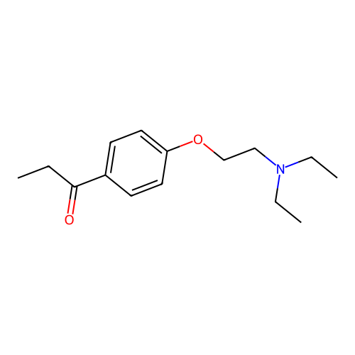 1-{4-[2-(Diethylamino)ethoxy]phenyl}propan-1-one structure